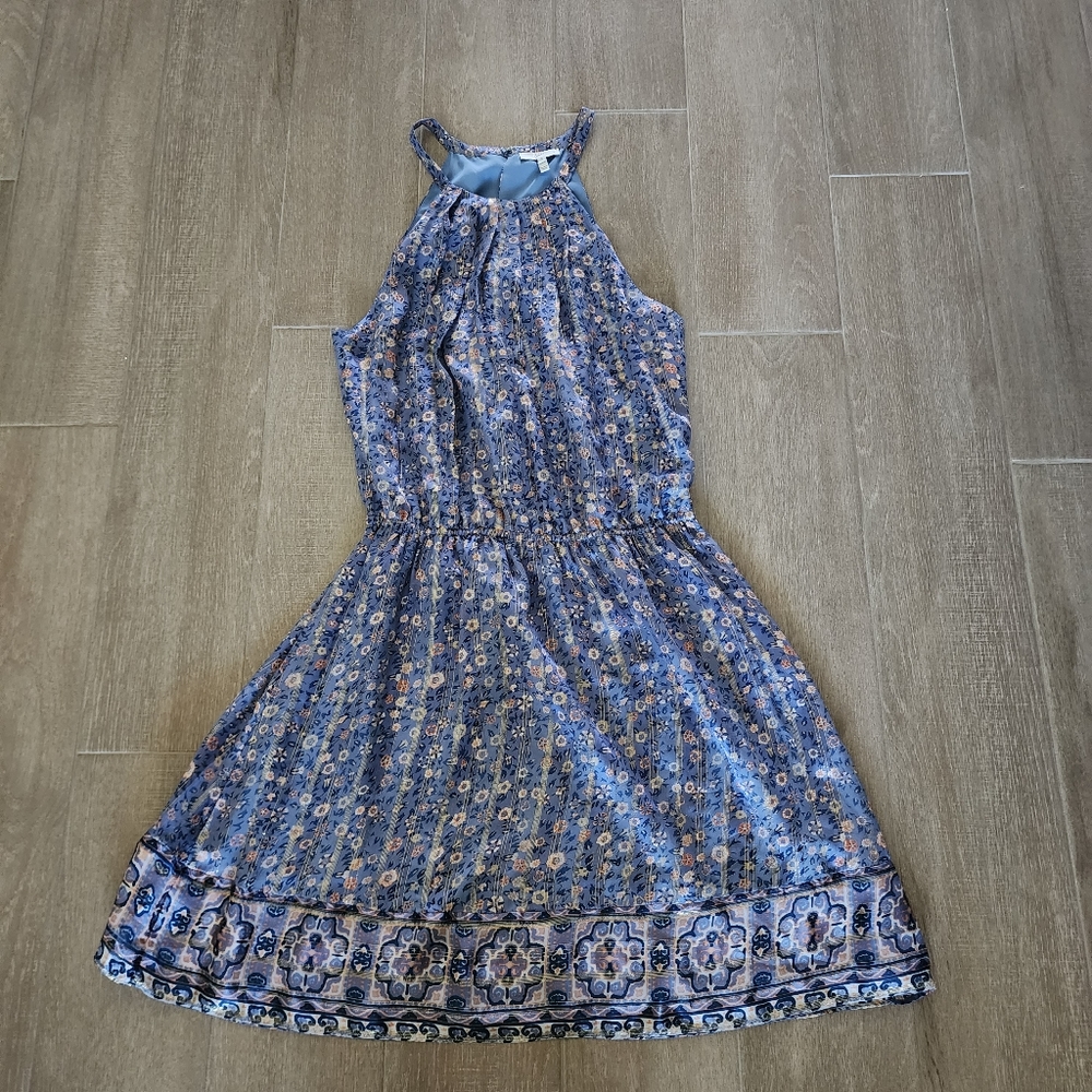 Joie High Neck Fit and Flare Dress